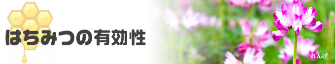 はちみつの有効性
